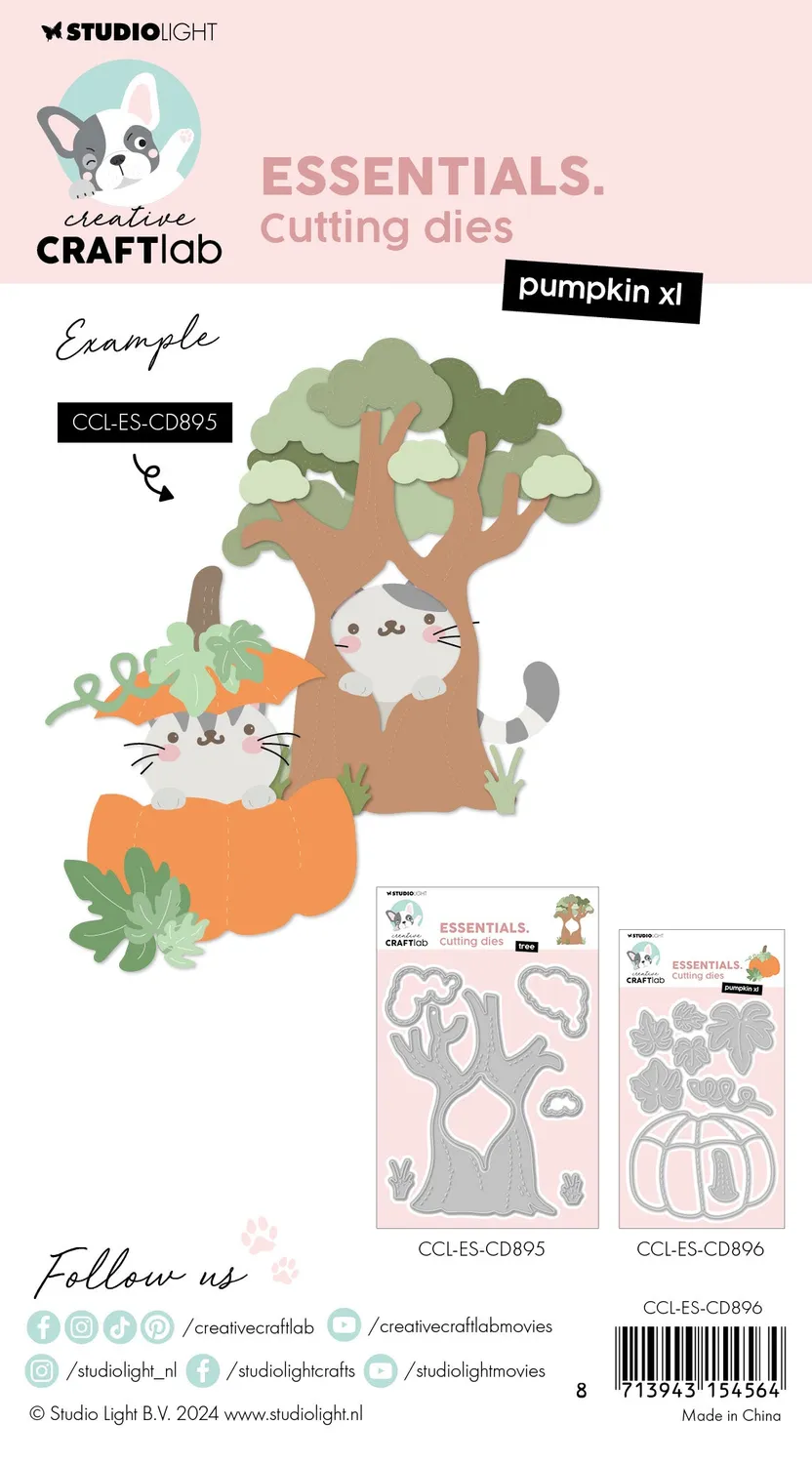 StudioLight Creative Craftlab Essentials Stanzschablone Pumpkin XL