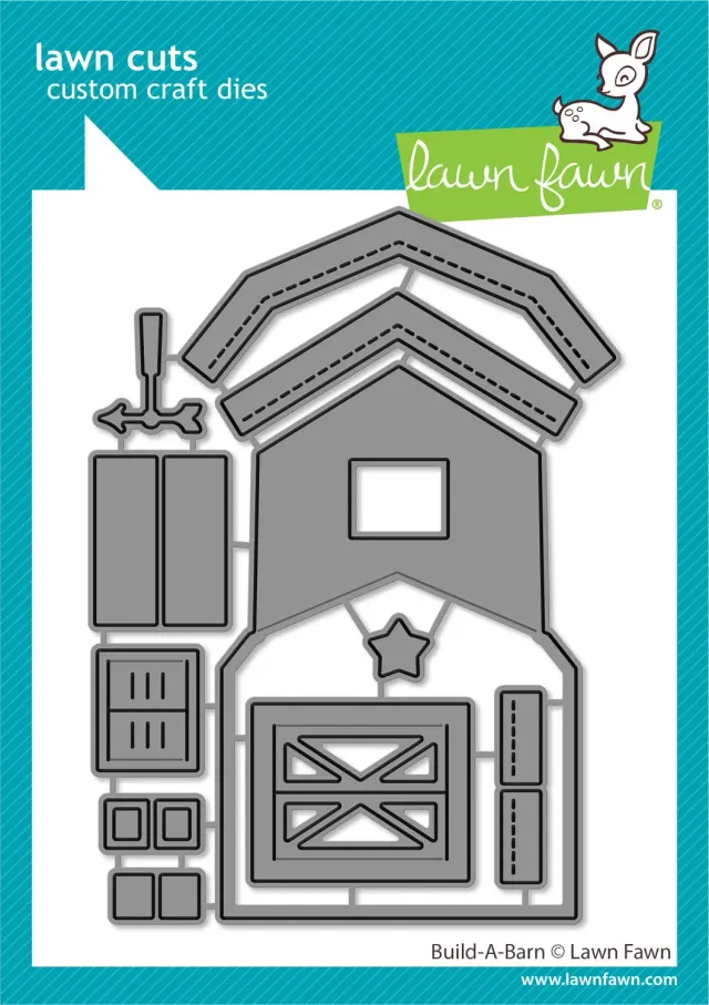 Lawn Fawn Build-A-Barn Stanzschablone LF2796 Scheune