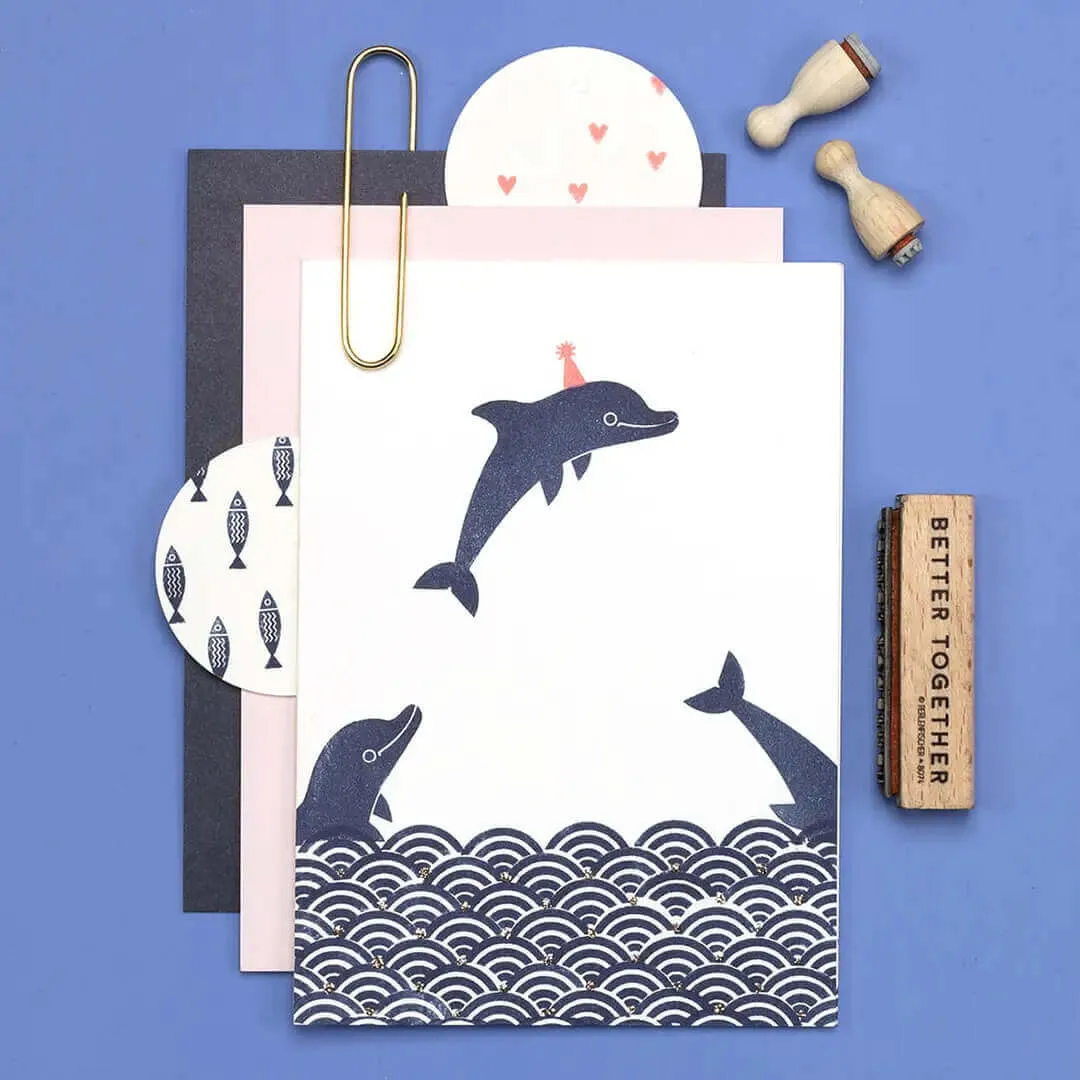Perlenfischer Sardine Stempel 4x15 mm Maritim