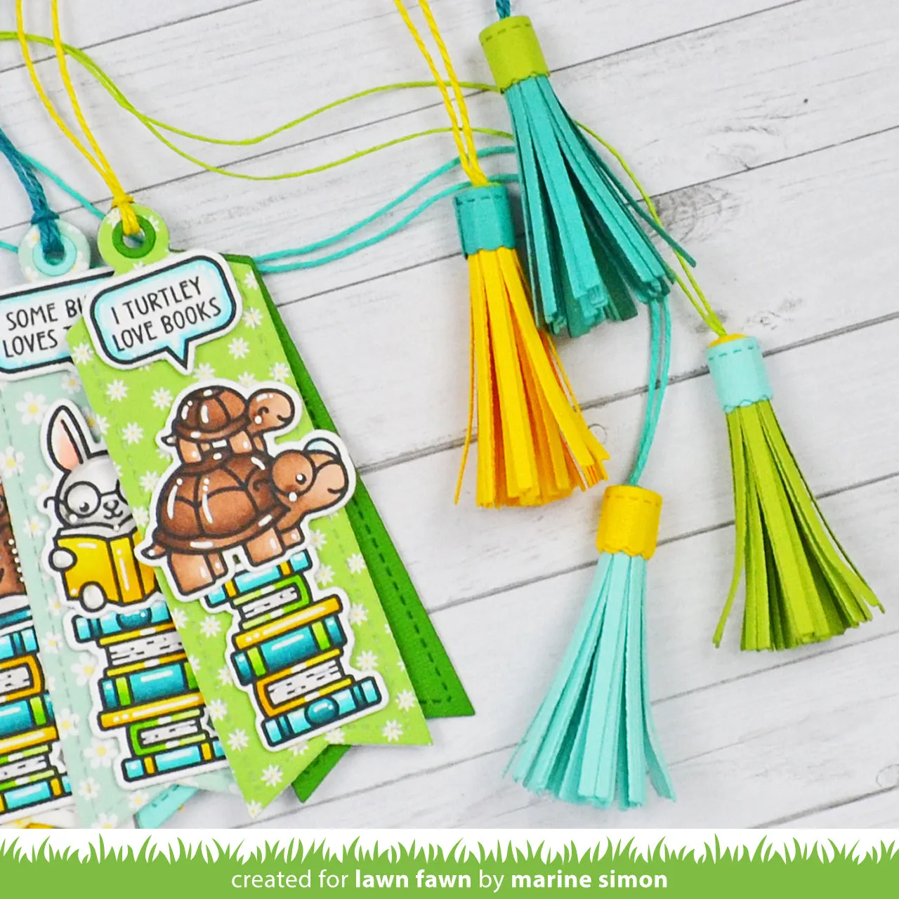 Lawn Fawn Tassel Tag Stanzschablone Quaste Anhänger