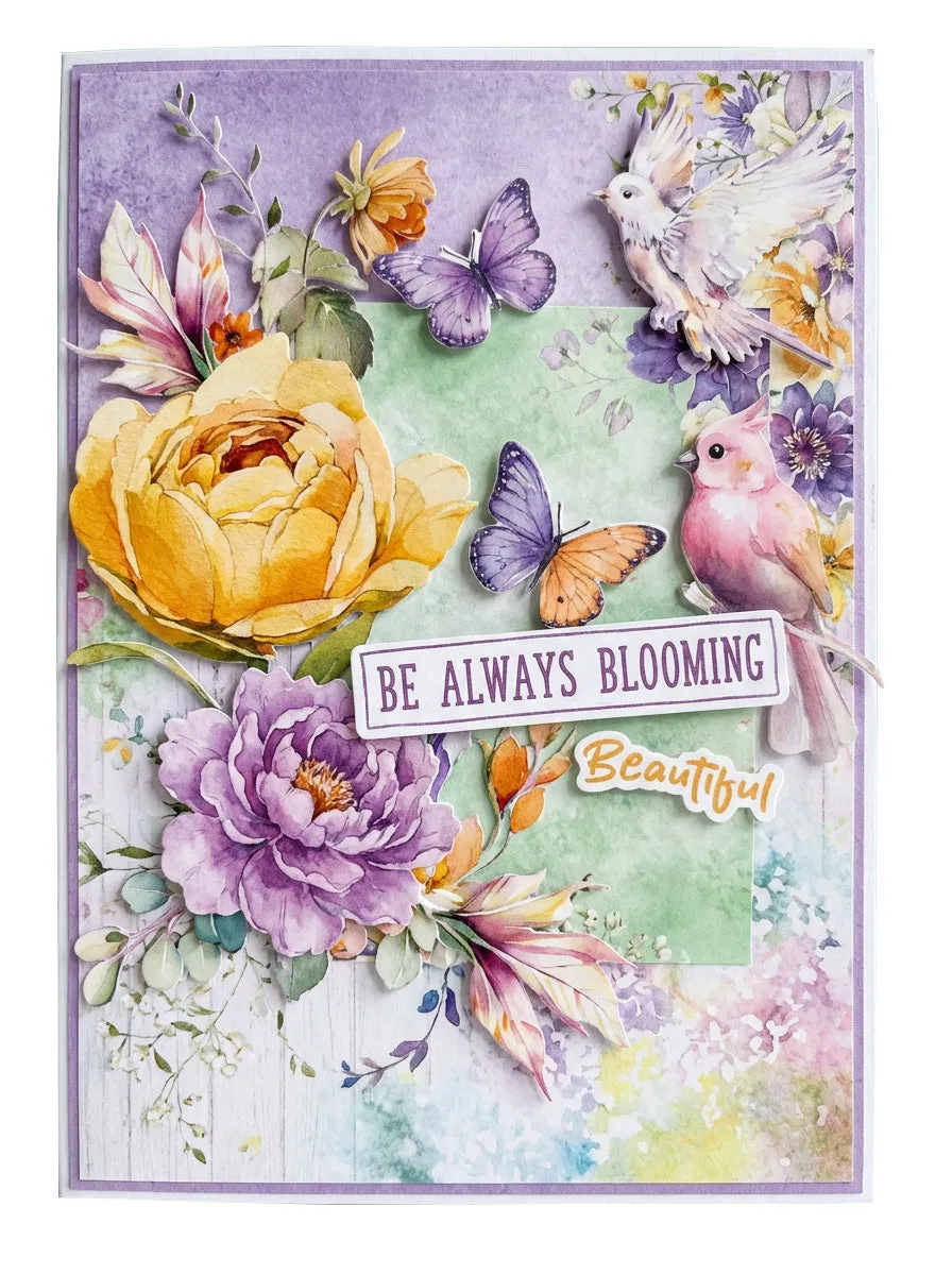 Studio Light Essentials Die-Cut Block Flowers 28 Blatt