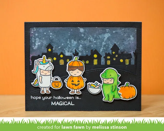 Lawn Fawn Costume Party Clear Stamps Halloween