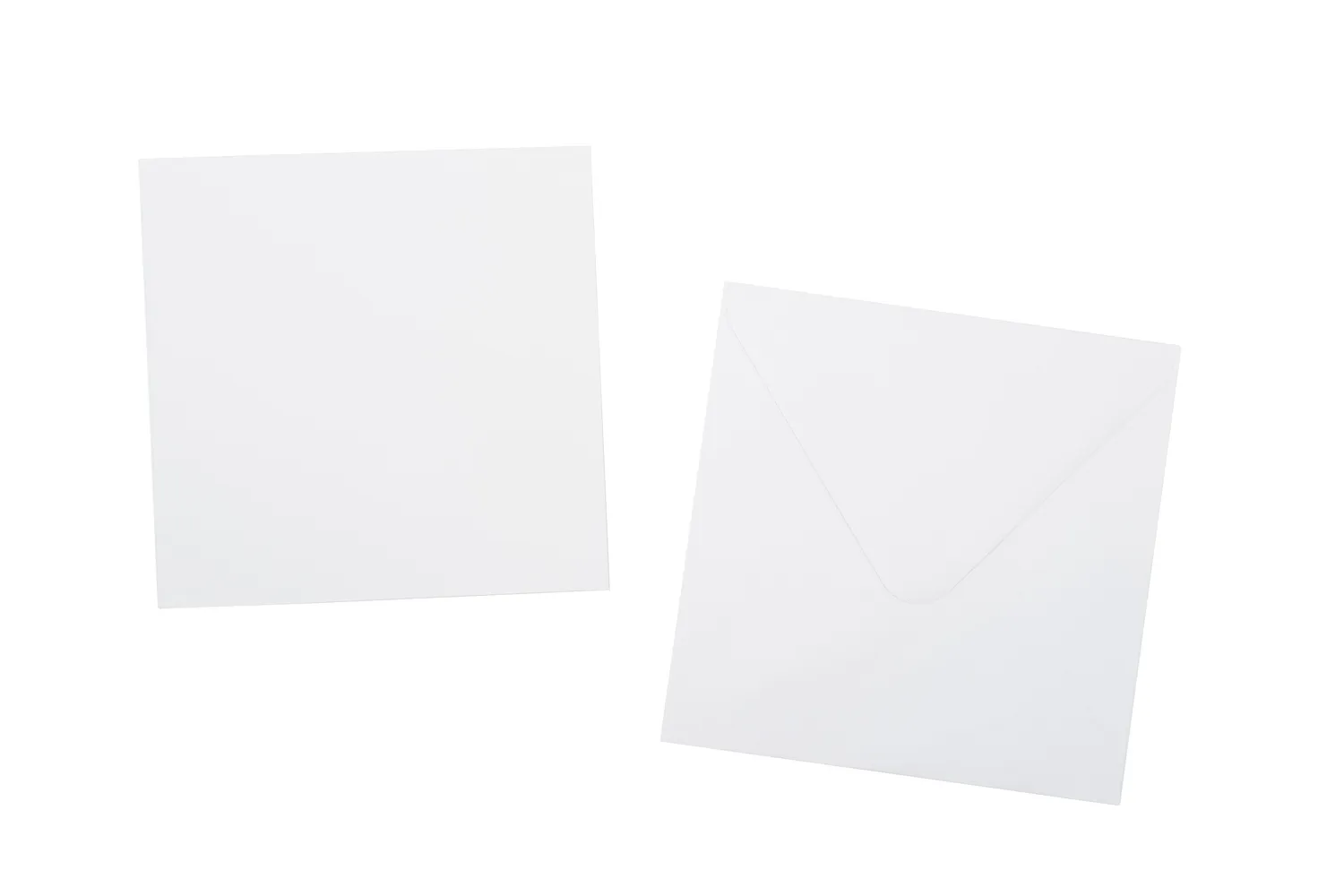 StudioLight Essentials Cards & Envelopes Karten weiß 6x6 Inch