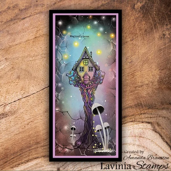 Lavinia Stamps Scenescapes Sky Light Karten 4er Pack