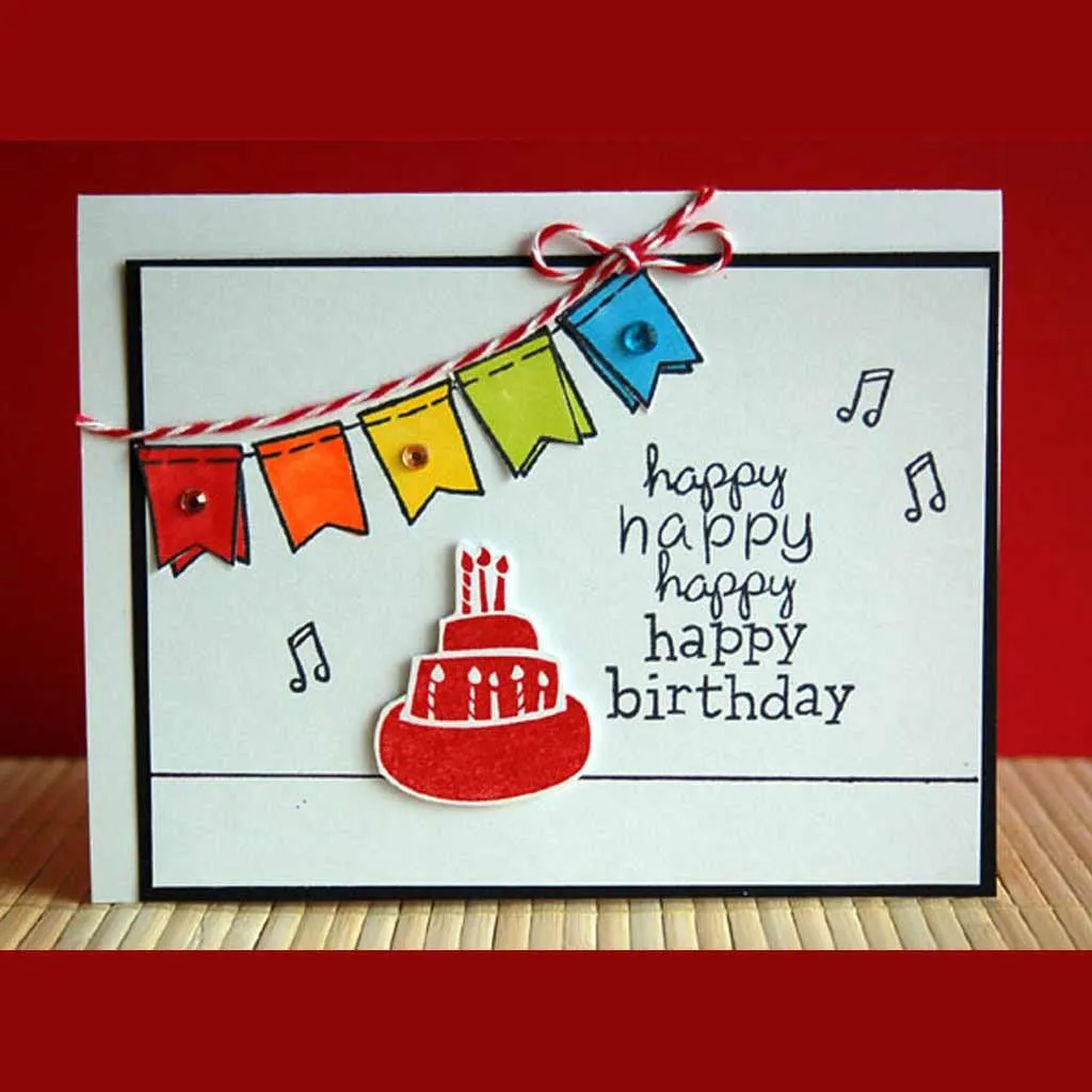 Lawn Fawn Year One LF346 Clear Stamps Geburtstag