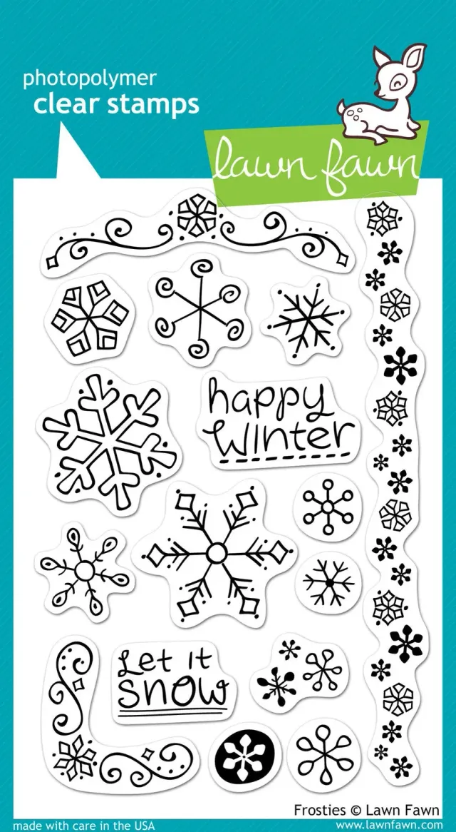 Lawn Fawn Frosties LF328 Stempelset Winter