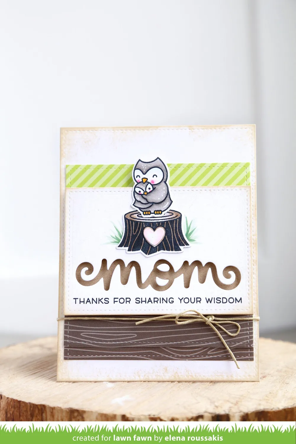 Lawn Fawn Scripty Mom Lawn Cuts Stanzschriftzug
