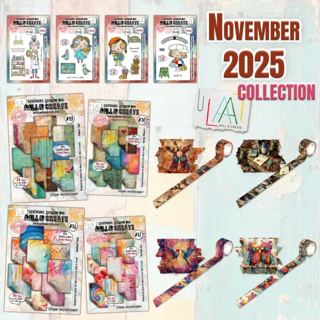 AALL and Create November 2025 Complete Collection Bastelset 12-teilig