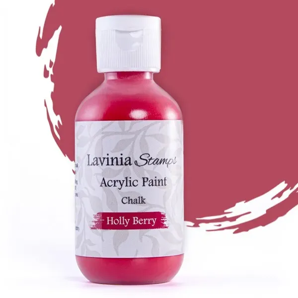 Lavinia Stamps Chalk Acrylic Holly Berry Acrylfarbe Rot