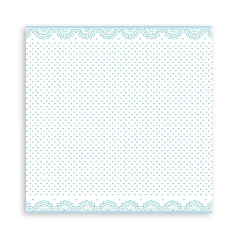 Stamperia Baby Dream Blue Scrapbookblock blau 20,3 cm