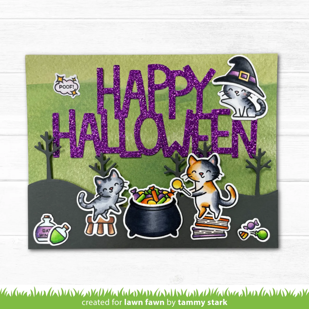 Lawn Fawn Giant Happy Halloween Stanzschablone groß