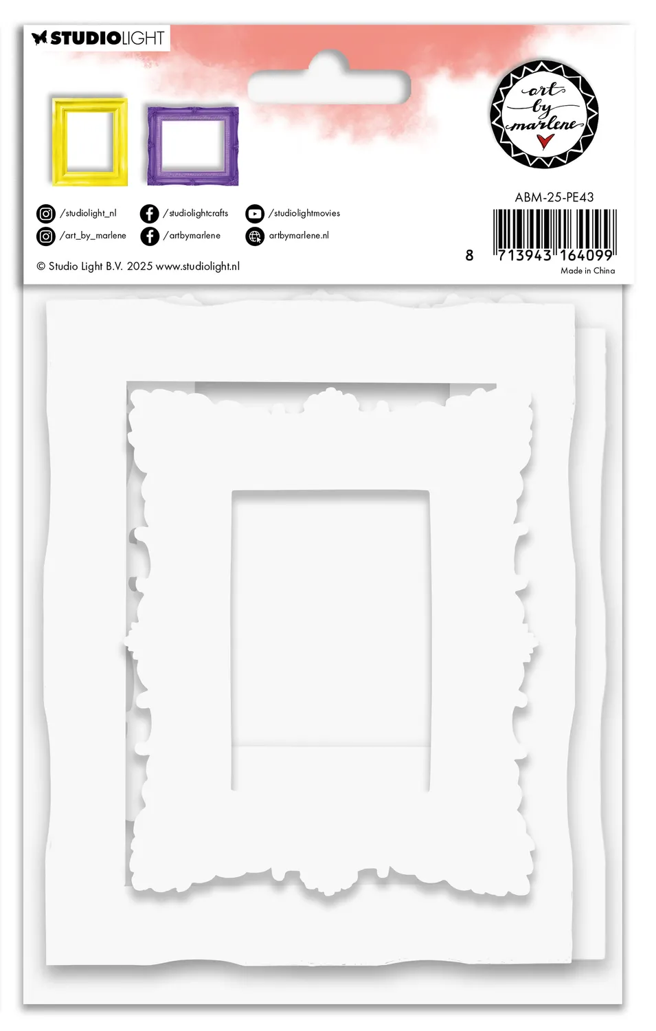 Art by Marlene 2025 Photo Frames Papier-Elemente 32tlg