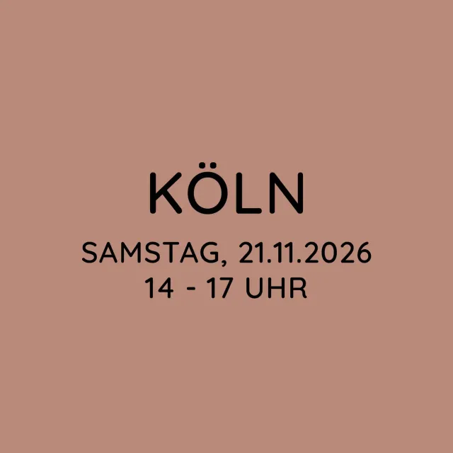 Perlenfischer Workshop Köln Ticket 21.11. 14-17 Uhr