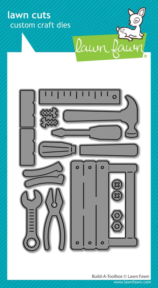 Lawn Fawn Build-A-Toolbox Stanzschablonen 13-teilig Werkzeug