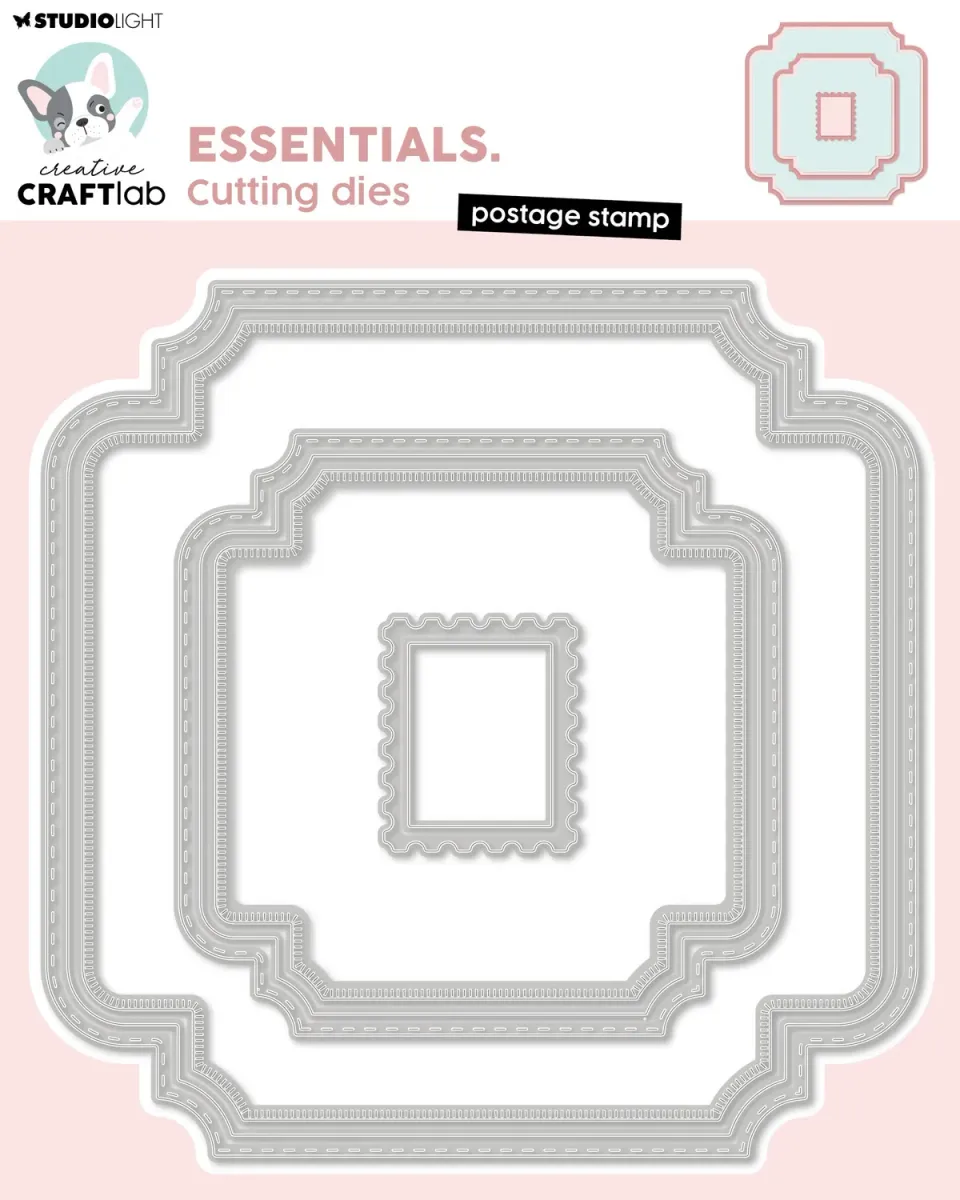 Creative Craftlab Essentials Postage Stamp Stanzschablone