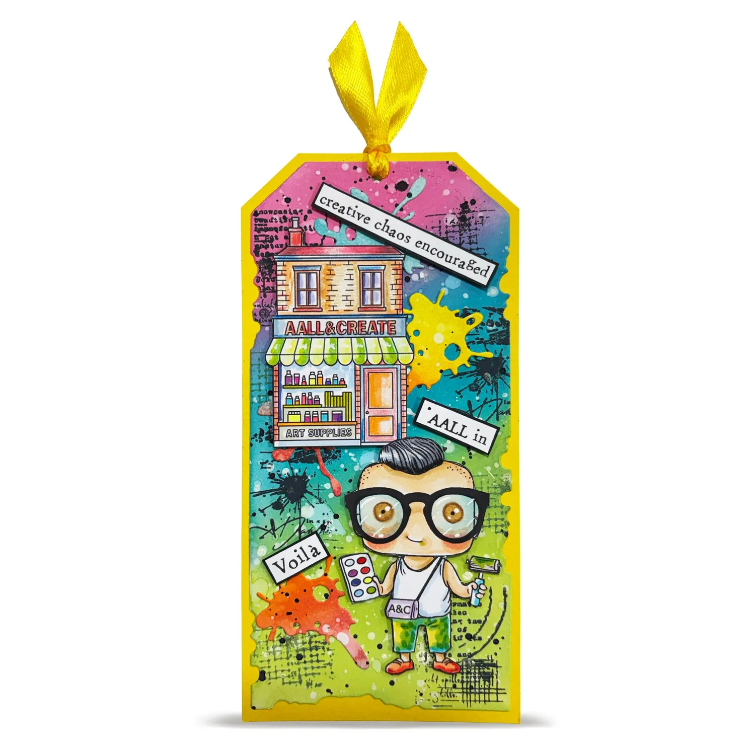 AALL and Create TP-1302 Lil Abs 2 A7 Stempelset 20 Figuren