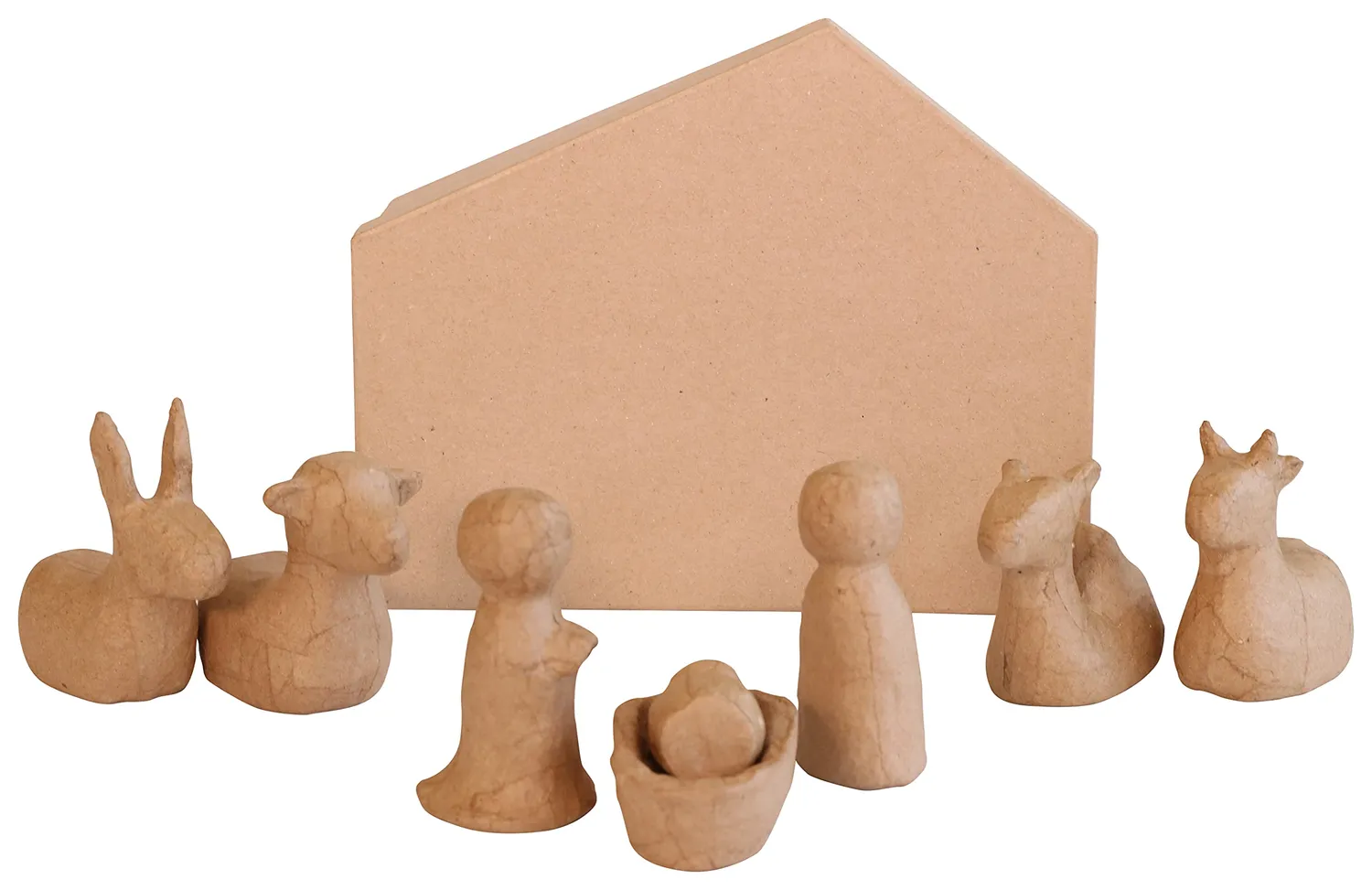 Décopatch NO053C Weihnachtskrippe Pappmaché Figuren