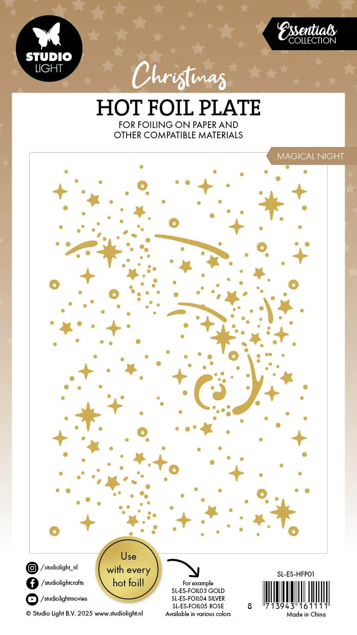 StudioLight Essentials Magical Night Hot-Foil-Platte