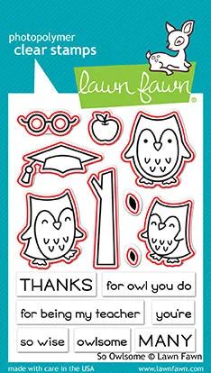 Lawn Fawn So Owlsome Lawn Cuts Stanzschablone Eulen