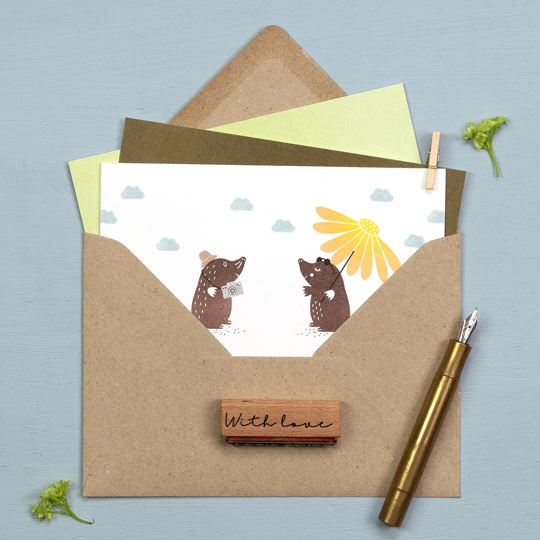 Perlenfischer Sommerhut mini Stempel 9x6 mm Sommer