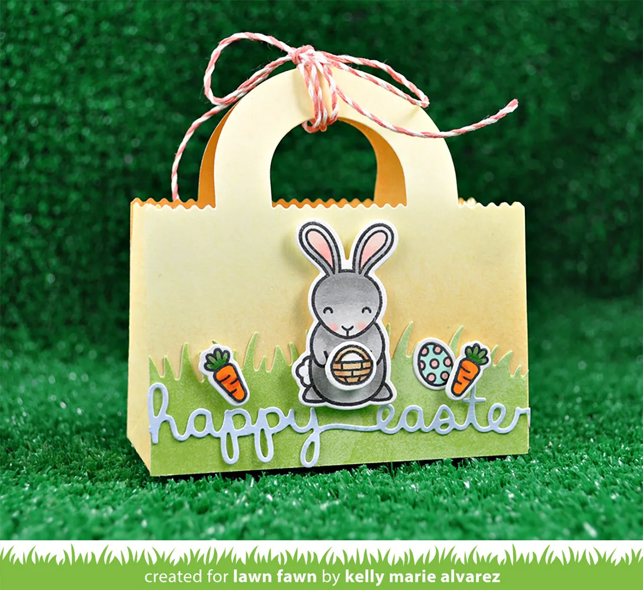 Lawn Fawn Hoppy Easter Stempel Mini Hase Ostern