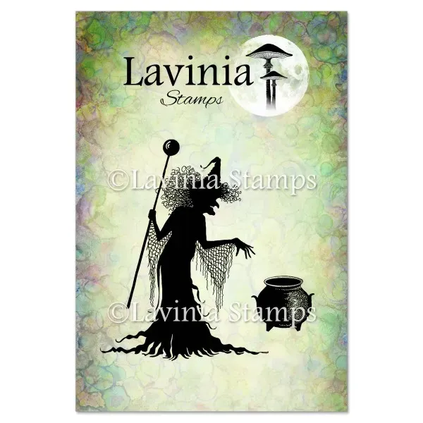 Lavinia Stamps Willow the Witch Stempel Hexe