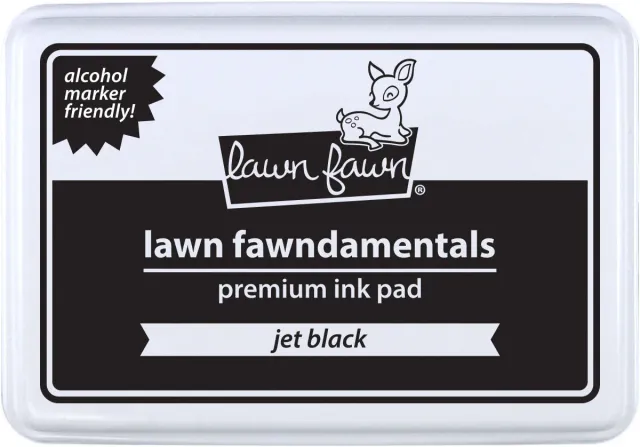 Lawn Fawn Jet Black Stempelkissen Premium Schwarz
