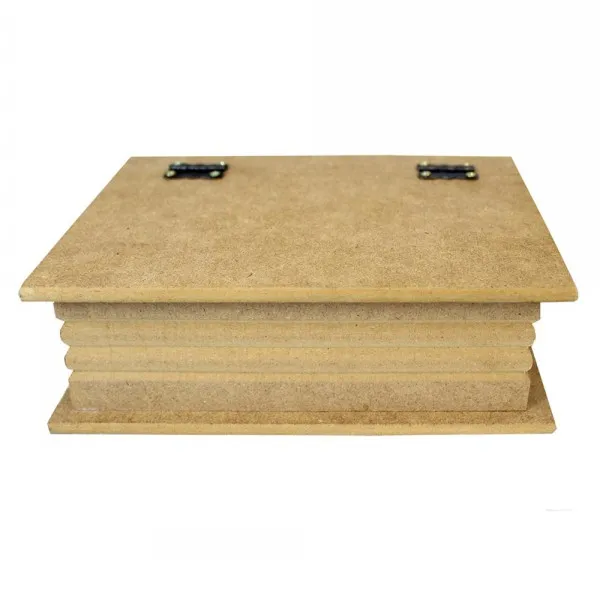Lavinia MDF Buchbox klein mit Metallscharnier