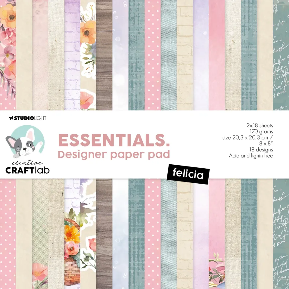 StudioLight Creative Craftlab Essentials Designpapier Felicia