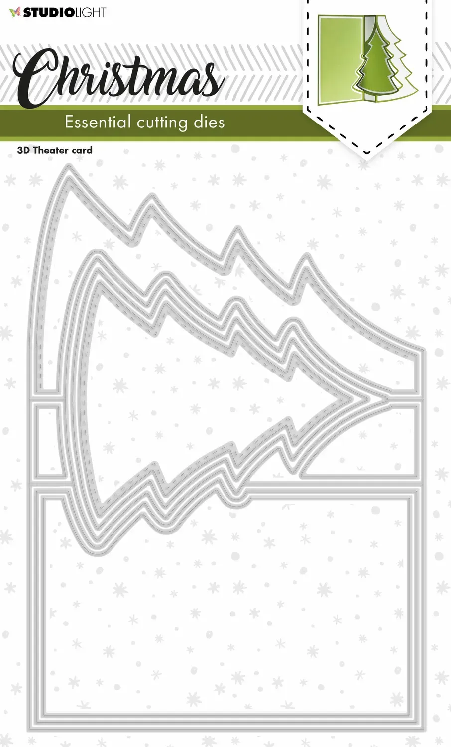 StudioLight Essentials Tree Folding Card Stanzschablone