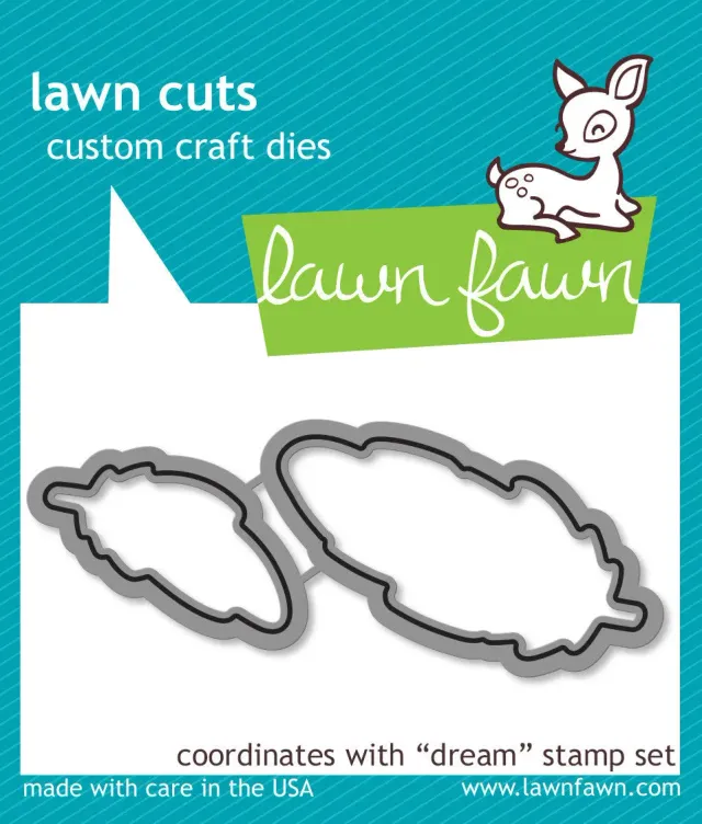 Lawn Fawn Dream LF662 Stanzschablonen Set Schriftzug