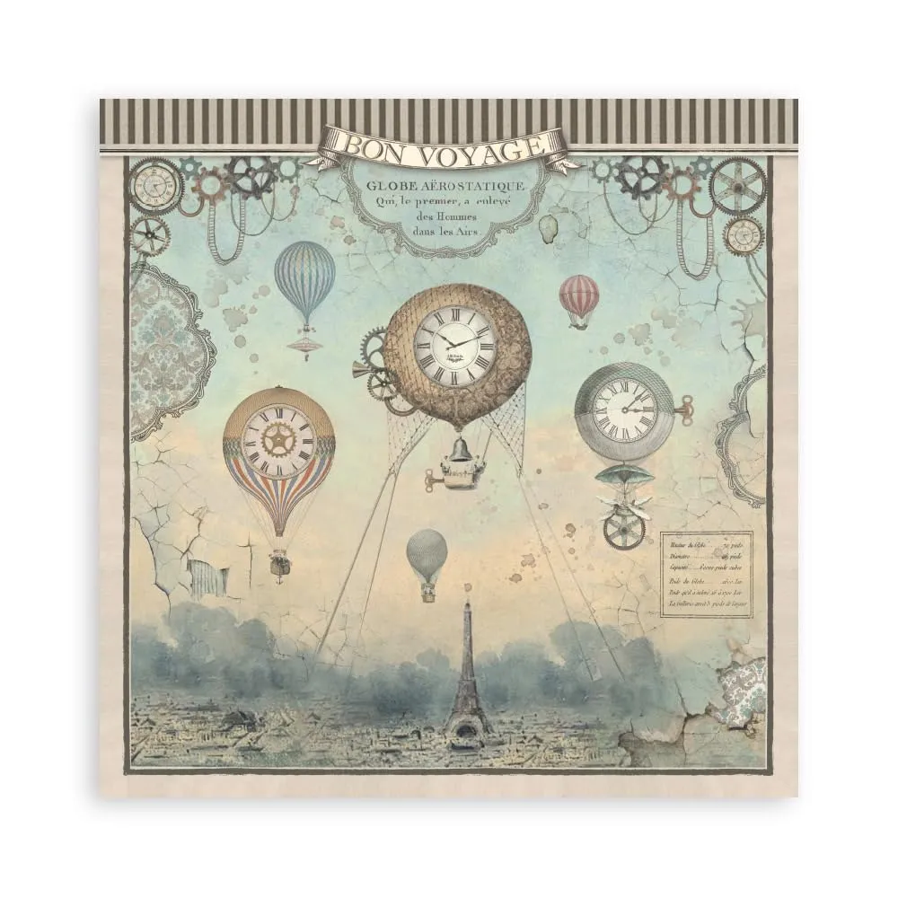Stamperia Voyages Fantastiques SBBL53 Scrapbookpapier 30,5cm