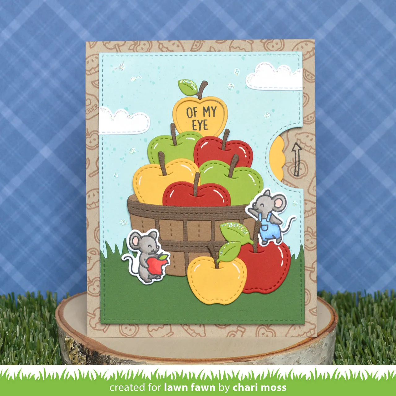 Lawn Fawn Build-A-Barrel Apple Stanzformen LF2962