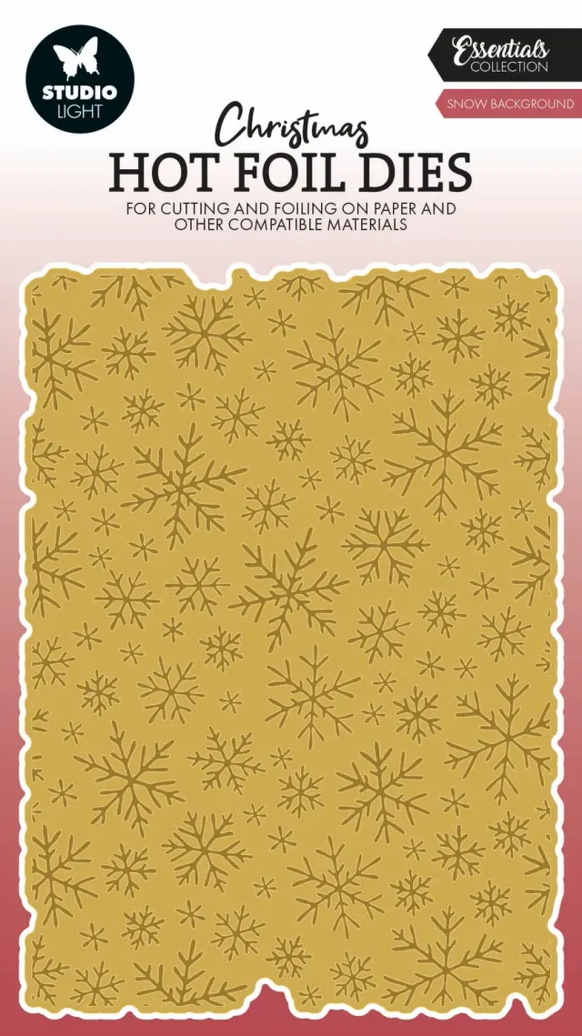 StudioLight Essentials Snow Background Hot Foil Platte Schnee A6