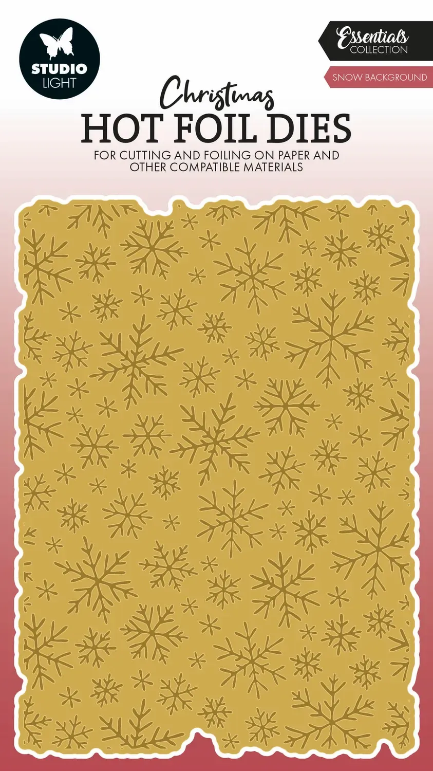 StudioLight Essentials Snow Background Hot Foil Platte Schnee A6