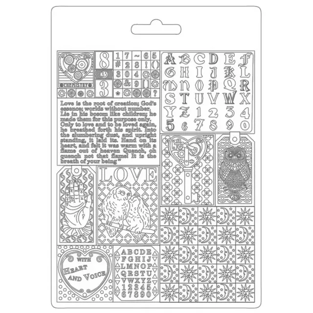 Stamperia K3PTA4519 Mould Alchemy Patchwork A5