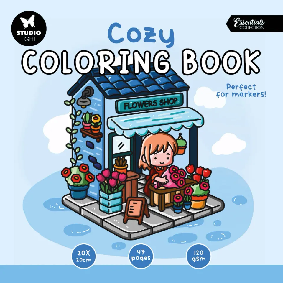 StudioLight Essentials Cozy 03 Malbuch 48 Blatt