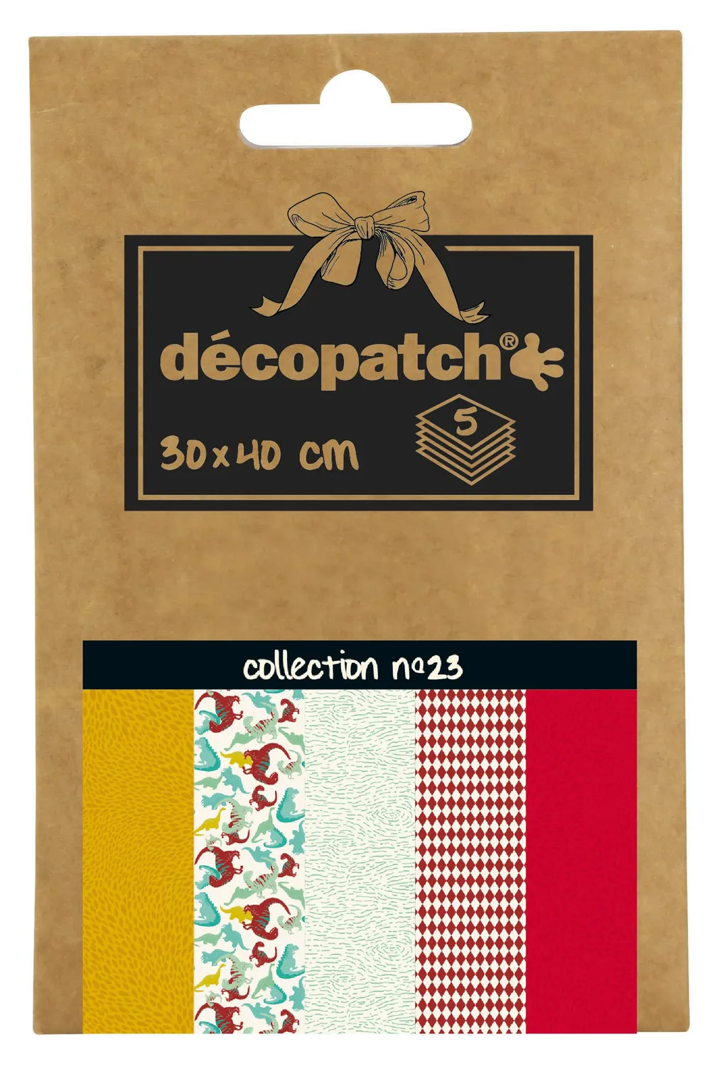 décopatch DP005O Décopatch Papier 5 Bogen Sortierung 5