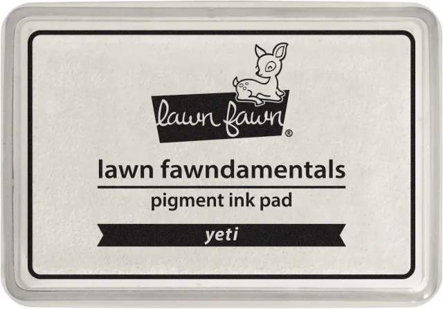Lawn Fawn Yeti Stempelkissen Weiß Pigmenttinte