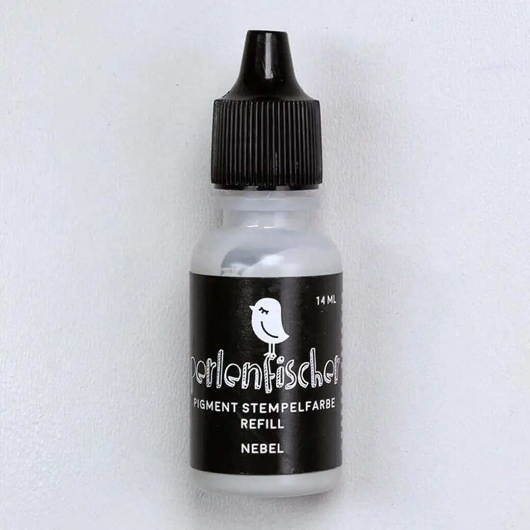 Perlenfischer Pigment Stempelfarbe Refill Nebel 14 ml