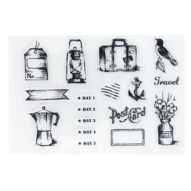 Ieebee A Postcard Silikonstempel Postkartenmotiv