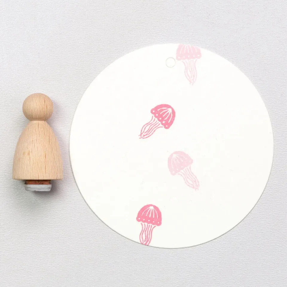 Perlenfischer Jellyfish small Stempel 17x9 mm Qualle