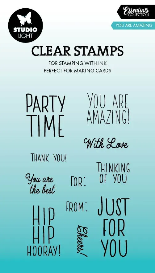 Studio Light Essentials You are amazing Clear Stempel 74x105mm