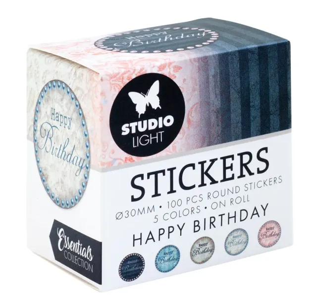 StudioLight Essentials Sticker Happy Birthday Geburtstag