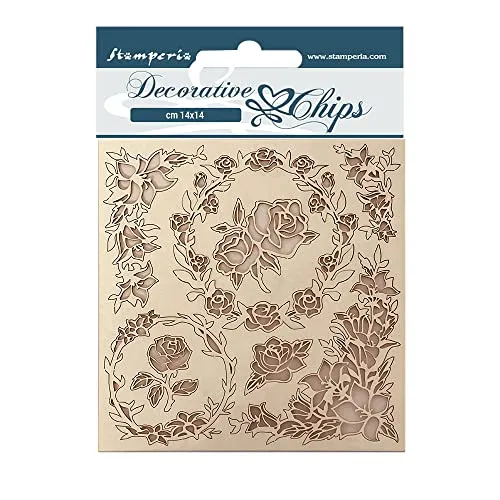 Stamperia Casa Granada Stanzteile 14x14 Rosen