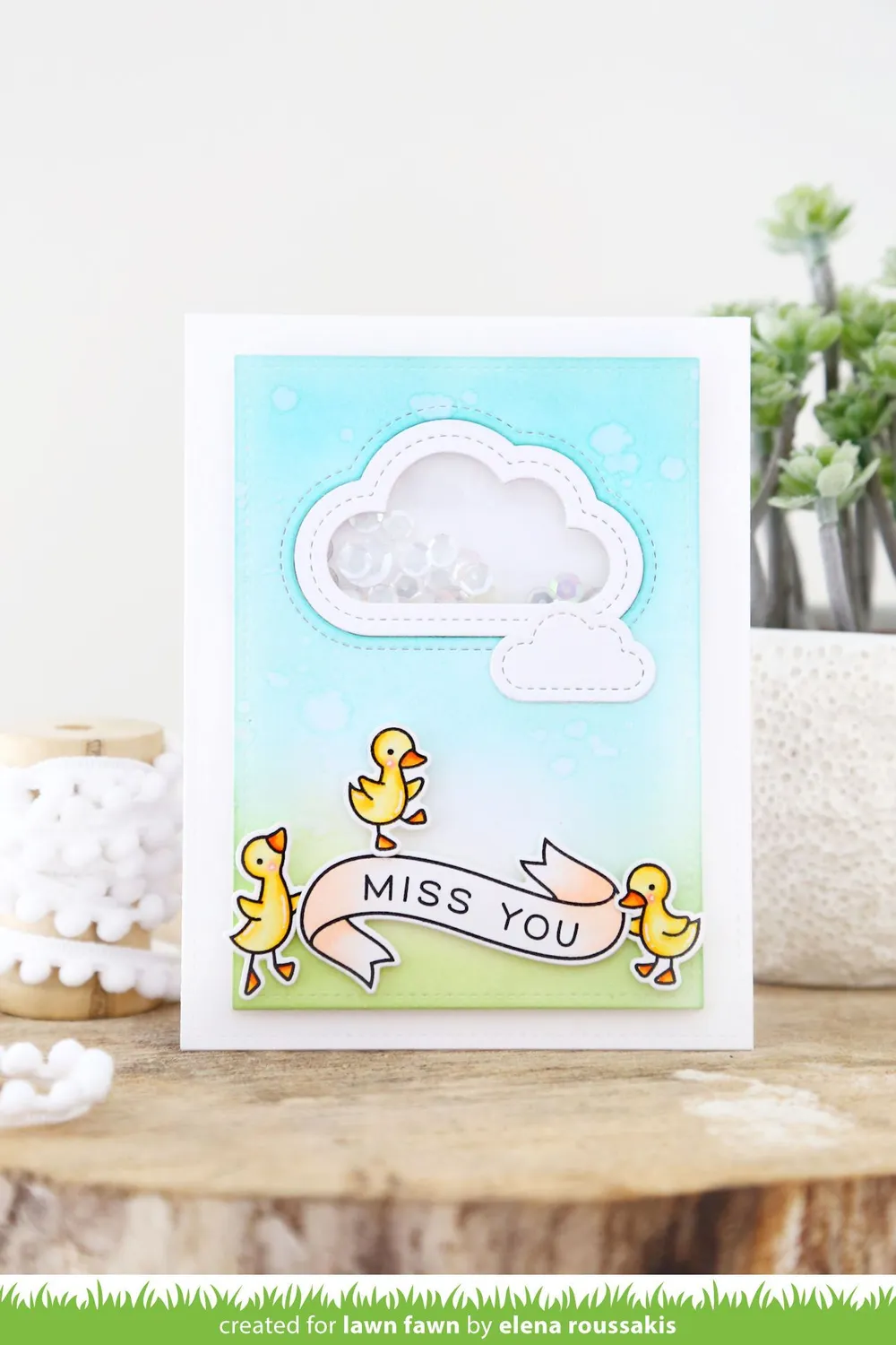 Lawn Fawn Stitched Cloud Frames Stanzen Wolken