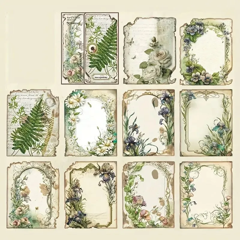 Ieebee Natural Aesthetics Papier Set 30 Teile Bee Manor