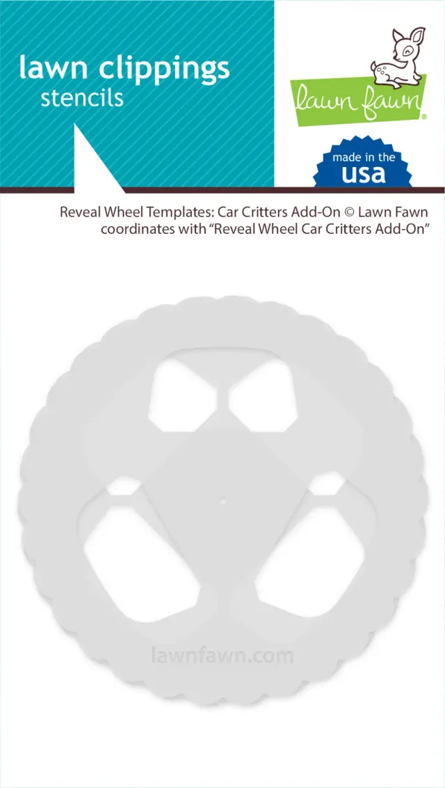 Lawn Fawn Reveal Wheel Car Critters Templates Schablonen