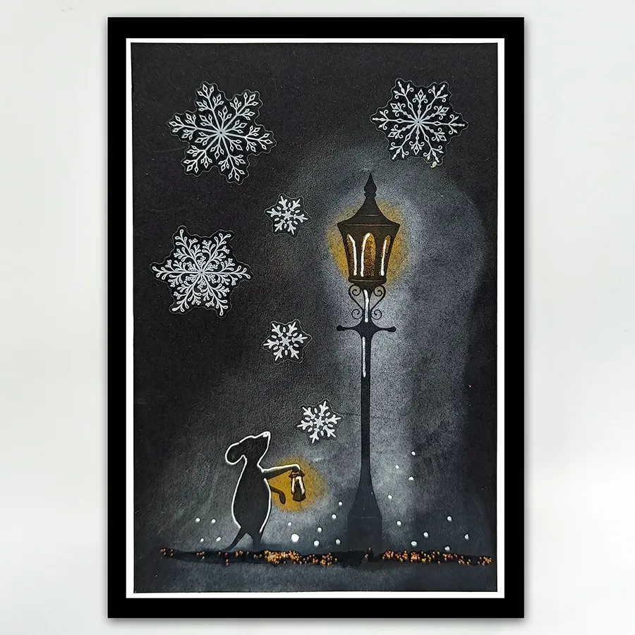 Lavinia Stamps Snowflake Sticker Winter Schneeflocken