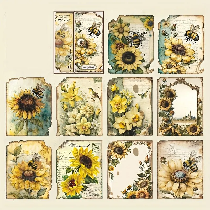 Ieebee Natural Aesthetics Papier Set 30 Teile Bee Manor